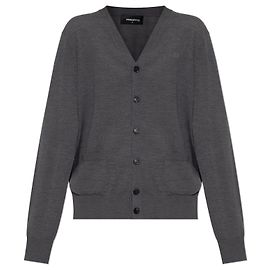 Cárdigan de lana gris Dsquared2 Gris