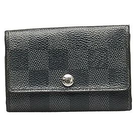 Louis Vuitton Damier Graphite Multicle 6 Portachiavi Nero