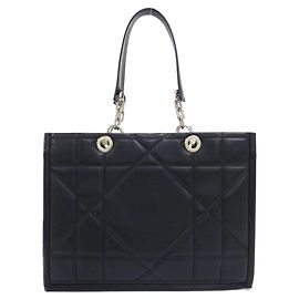 mala Christian Dior Dior Essential Medium em couro de bezerro Preto