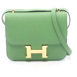 Borsa a tracolla Hermès Constance3 Mini Verde