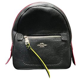Coach Andy Mini Leder-Rucksack Schwarz