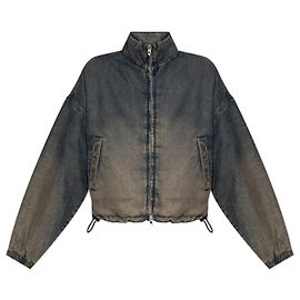 Diesel Jeansjacke `DE-FLOWER-S` Blau Marineblau