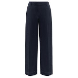 Theory Trousers with a satin finish Blue Navy blue
