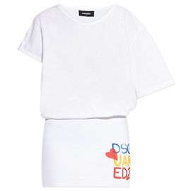 Dsquared2 Coleção cápsula de vestidos 'Summer Lovers' Branco