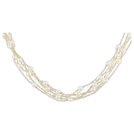 Autre Marque Collana di perle d'acqua dolce Au750 D'oro