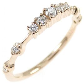 Autre Marque Belciore Au750 Pink Gold Diamond Ring Pink