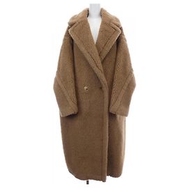 Max Mara Teddy Camel Seidenmantel Braun