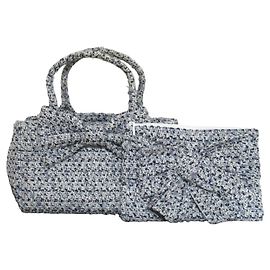 Autre Marque Bolsa Rene Tweed Azul Outro