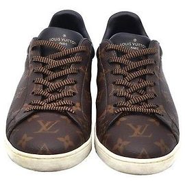 Louis Vuitton Sapatilhas Luxembourg em canvas Monogram Marrom