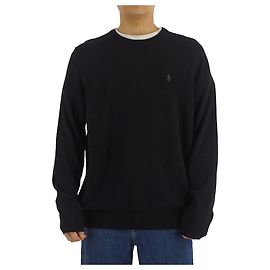 Ralph Lauren Wollstrickpullover für Herren Schwarz Schwarz