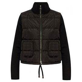 Moncler Cardigan zippé rembourré Noir
