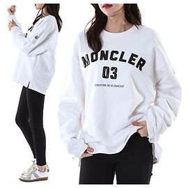 Moncler Fleece Logo Patch Women's Branco