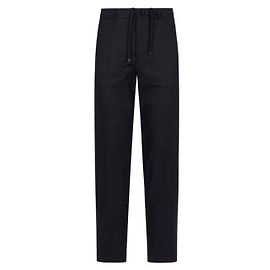 Moncler Pantaloni in misto cotone tecnico Blu