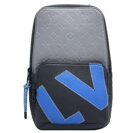 Louis Vuitton Slingback LV Initial Avenue en cuir taurillon Bleu