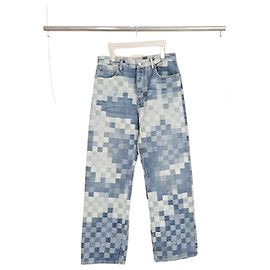 Louis Vuitton Damier Classic Denim Pants Blue