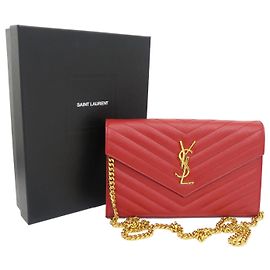 Autre Marque Borsa a tracolla WOC Chevron Red Rosso
