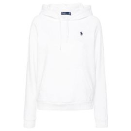 Ralph Lauren Sweat à capuche avec logo Pony Blanc
