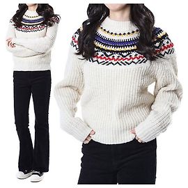 Isabel Marant Jersey de punto multicolor GIL Blanco