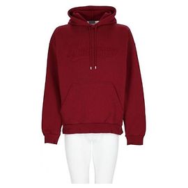 Balenciaga Logo Lettering Kapuzenpullover Rot