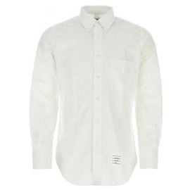 Thom Browne Camisa clássica em popeline lisa Branco