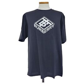 Burberry Logo Grafik T-Shirt Schwarz Schwarz