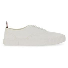 Thom Browne Canvas Heritage Sneakers White
