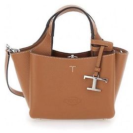 Tod's Sac cabas Timeless Micro en cuir Marron