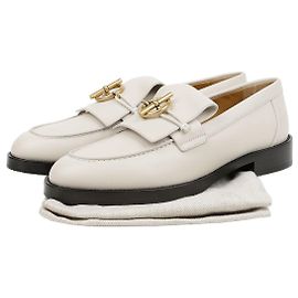 Mocassins Hermès Impact em couro marrom Marrom