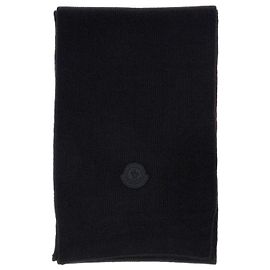 Cachecol Moncler de lã e cashmere preto Preto