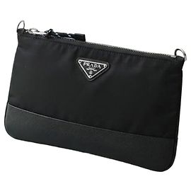 Prada Custodia per smartphone Nylon Speedlock Nero