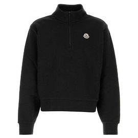 Moncler Half Zip Sweatshirt Black