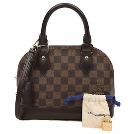 Louis Vuitton mala de ombro Alma BB Marrom