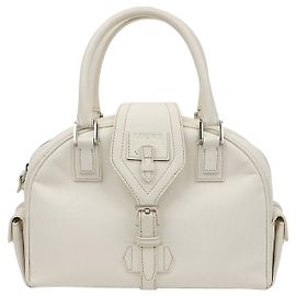 Loewe Sac Cabas Bowling Traveler Blanc Blanc