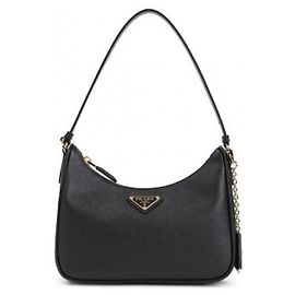 Prada Mini sac Reedition en cuir Saffiano Noir