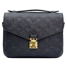 Louis Vuitton Monogram Empreinte Pochette Metis Noir