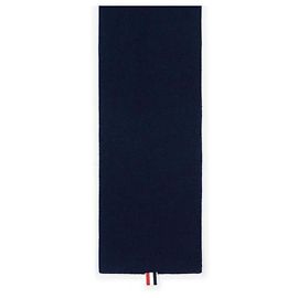 Sciarpa Thom Browne in cashmere a coste blu navy Blu