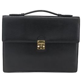 Autre Marque Saint Laurent Handbag Leather Medium Black