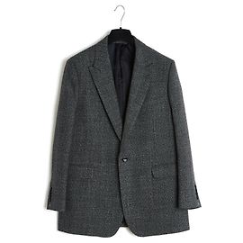 Céline Hedi Slimane Oversized Classic Graue Wolljacke Grau