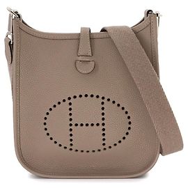 Hermès Borsa a tracolla Hermes Evelyne Amazon TPM Beige
