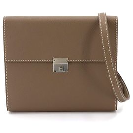 Hermès Sac à main épaule Hermes Click 16 Taupe