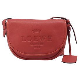 Borsa a spalla Loewe in pelle Rosso