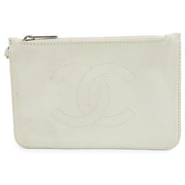 Chanel Timeless Coin Caviar Branco
