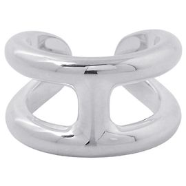 Hermès Hermes Osmose PM Silver Band Ring Silber