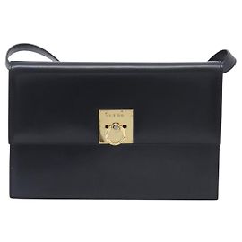 Céline Celine Shoulder Leather Large Preto