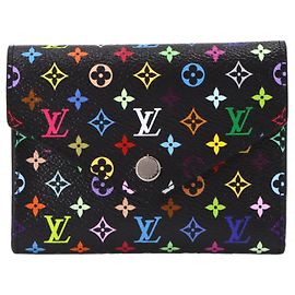 Portefeuille Louis Vuitton LVx™ Monogram Multicolor Tri-fold Noir Multicolore Monogramme