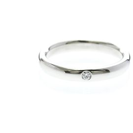 Tiffany & Co. Classic Ehering Platin 3mm Silber