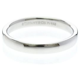 Tiffany & Co. Classic Ehering Platin 3mm Silber