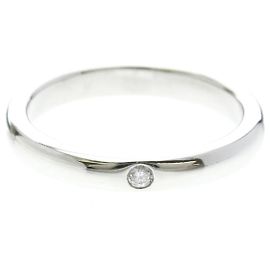 Tiffany & Co. Classic Ehering Platin 3mm Silber