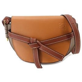 Borsa a tracolla Loewe Gate Dual Mini Marrone Beige