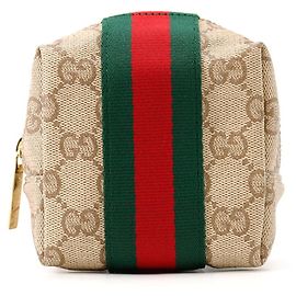 Pochette Gucci GG Canvas Rosso Beige Verde